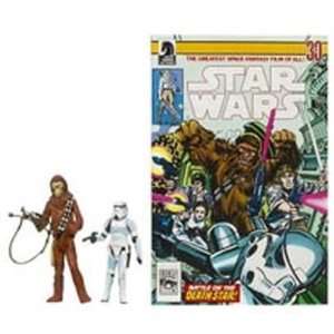  Star Wars Comic Pack Han In Stormtrooper & Chewie Toys 