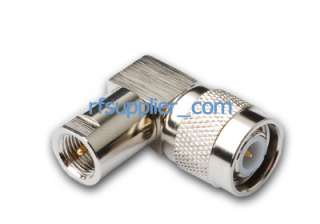 TNC male to FME male right angle connector adapter  