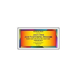  Colorful General Admission Ticket 002