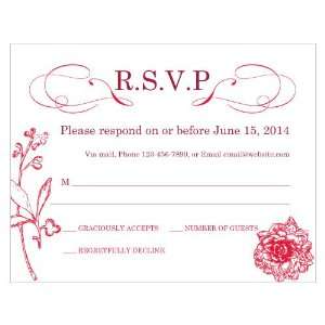 French Whimsy RSVP   Pastel Blue 