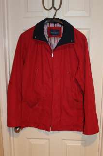 Mackintosh New England Red All Weather Coat Jacket Womens size M 
