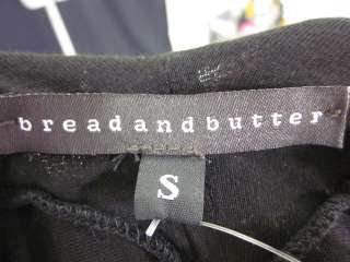 NWT BREAD AND BUTTER Blk V neck Draped Tank Top S $140  