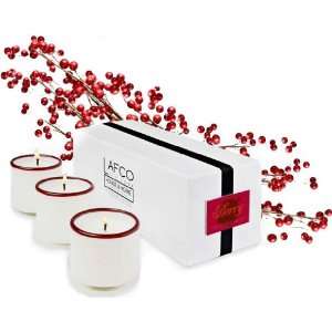  Lafco Berry (Cranberry Cassis) Box of 3 Mini Candles