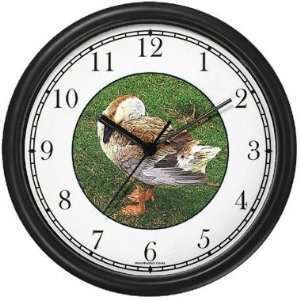  Goose Wall Clock by WatchBuddy Timepieces (Slate Blue 