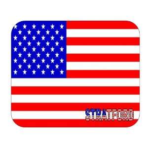  US Flag   Stratford, Connecticut (CT) Mouse Pad 