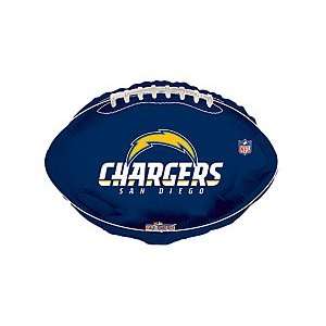  NFL San Diego Chargers Football Logo 18 Mylar Balloon 