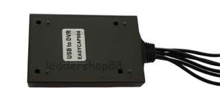 Channel Video Audio Capture Adapter CCTV DVR USB 2.0  