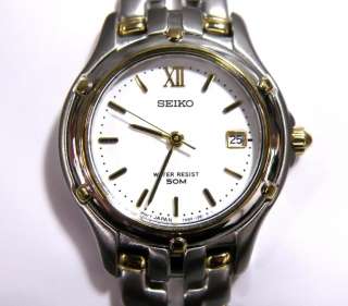 Brand New Seiko Womens SXE586 Le Grand Sports Two Tone Watch  