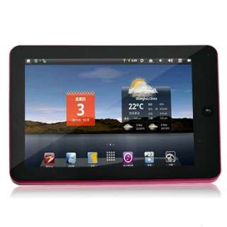   Via wm8650 600Mhz Android 2.2 WIFI/3G Touch Screen Tablet PC Klv003