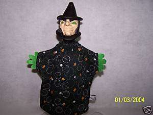 Vintage Wicked Witch from the Wizard of Oz hand puppet  