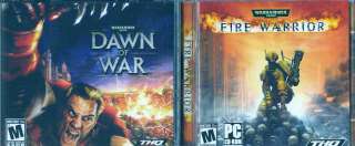 WARHAMMER 40,000 Fire Warrior+Dawn of War 2 PC GAME SET  
