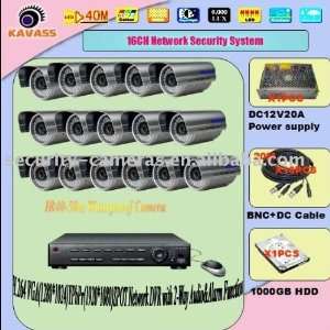  16 camera system with 1tb hdd surveillance system Camera 