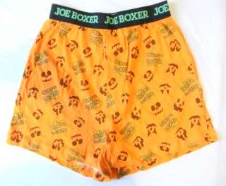 Mens Boxer Shorts Underwear Halloween Jack O Lantern Face Will Turn 