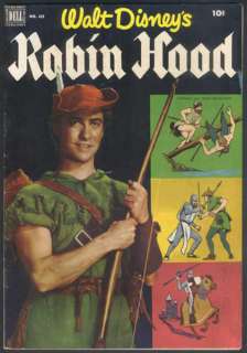 FOUR COLOR #413, Disneys ROBIN HOOD, 1952, Dell Comics  
