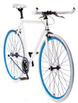 Cheap Bikes   Fixie Track Bike   White Fixed Gear Single Speed Bicycle