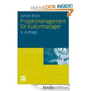   Kulturmanager (German Edition) Armin Klein  Kindle Store