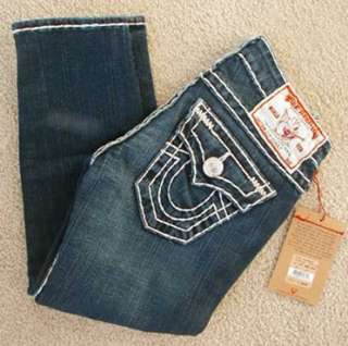 NWT True Religion WMS Lily super T jeans dusty skies  