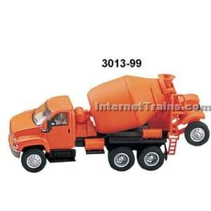   2003 GMC Topkick 4 Axle Cement Mixer Truck   Orange Toys & Games
