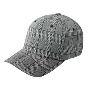   BLANK HAT CAP GLEN CHECK 6196 LARGE / XLARGE BLACK/WHITE Everything