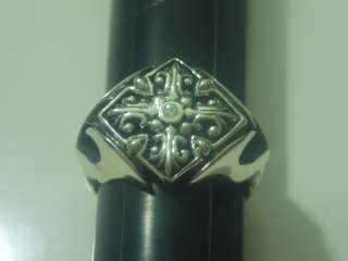 SOLID 925 STERLING SILVER CROSS RING SIZE11 *NEW*  