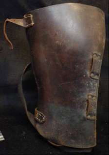 WW1 Australian Leather Uniform Leggings Puttys Australia WWI Military 