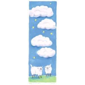  Sheep Counting Stars, Fine Art Canvas Transfer by Dona 