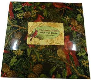 WOODLAND HOLIDAY RED CARDINAL WINTER THEME LAYER CAKE PACK  