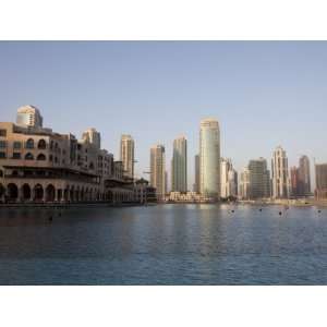 Lake, Downtown Burj Dubai, Dubai, United Arab Emirates, Middle East 