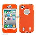 Apple iPhone 4 4G 4GS 4S Case Heavy Duty Full Protection Case (Orange 