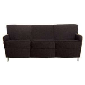   Series Sofa, with Wood Arms and Inset Bolsters