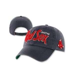 Boston Red Sox Adult Adjustable Clean Up Name Cap   Navy  