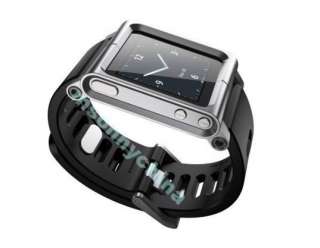   Aluminum LunaTik multi touch watch band f ipod nano 6 (Silevr)  
