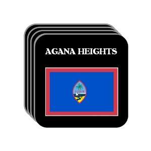  Guam   AGANA HEIGHTS Set of 4 Mini Mousepad Coasters 