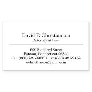  David P. Christianson Business Cards
