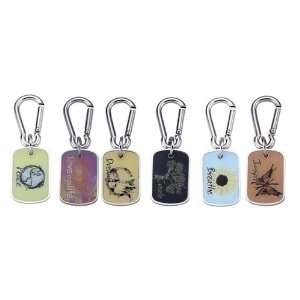 36 Love This Life Inspirational Message Carabiner Key Chain Backpack 