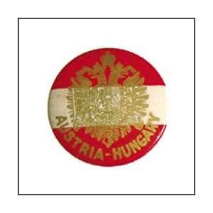  Vintage Austria Hungary Friendship Pin Back Button 1910 