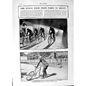 1901 Cycle Race Paris Brest Garin Saqui Toreador Theatre Fiske Becky 