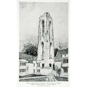 1928 Print Luther Tower Concordia Seminary Clayton Klauder 