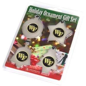  Wake Forest University 4 Pack Christmas Tree Ornaments 