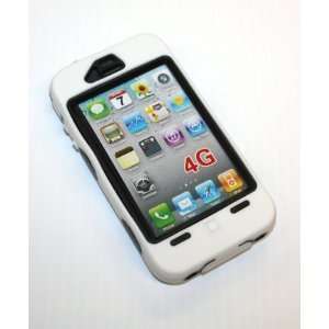  Apple Iphone 4 Defender Style Case White/Black with 