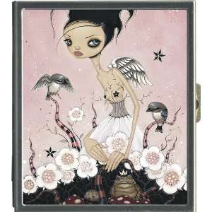 Classic Hardware Caia Koopman Fairy Girl with Black Birds Pill Box or 