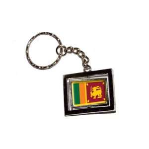 Sri Lanka Country Flag   New Keychain Ring
