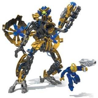 Mega Bloks   Neo Shifters Robot  Atlas Raan  Yellow Paladin Warrior