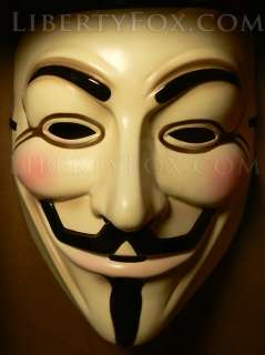     Anonymous  Guy Fawkes Mask  Wikileaks  Licensed Official Rubies