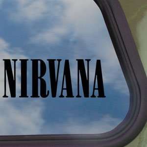 Nirvana Black Decal Grunge Kurt Cobain Truck Window Sticker  