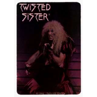 Twisted Sister   Dee with Logo Above   RETRO AUTHENTIC 80s Sticker 