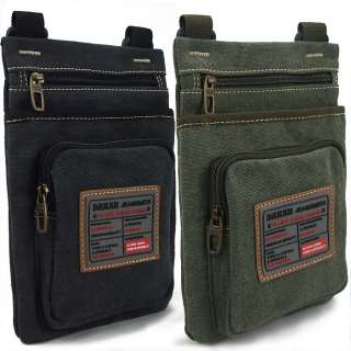 Dakar Mens new canvas waist bag fanny pack mini shoulder bag purse 