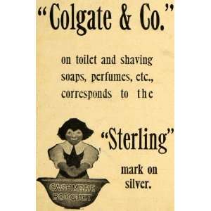 1908 Ad Colgate & Co. Cashmere Bouquet Toilet Soap   Original Print Ad