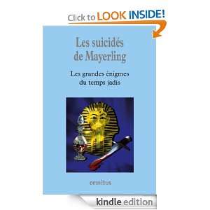 Les suicidés de Mayerling (French Edition) Collectif  