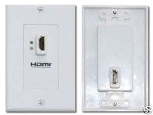 HDMI Wall Plate with built in Repeater (1 Port) V1.3b  
